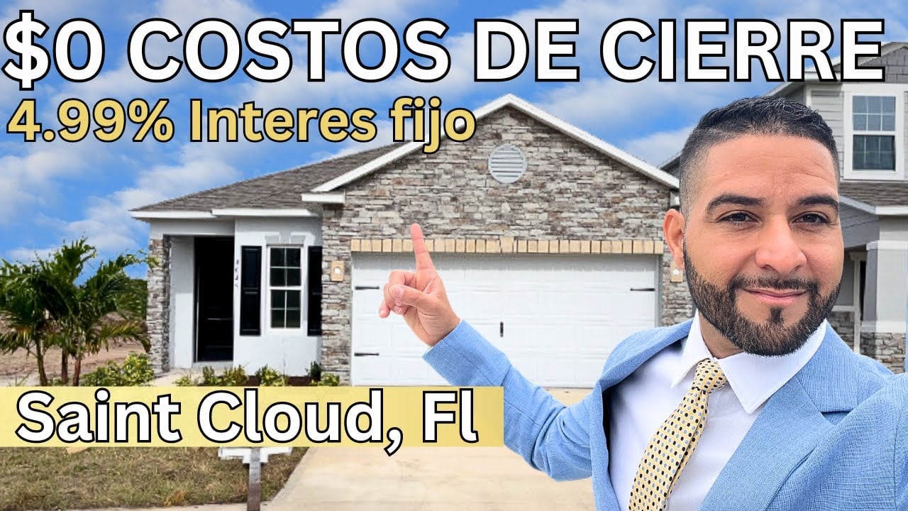 Casas Nueva en Saint Cloud, Florida - Nueva Comunidad on Grandes Incentivos