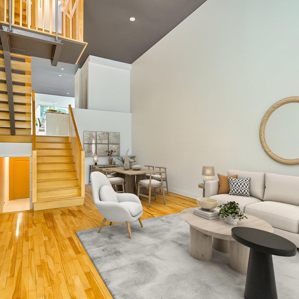 Outremont | Townhouse with two rooftop terraces