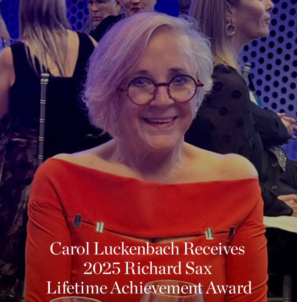 Broker Associate Carol Luckenbach Receives 2025 Richard Sax Lifetime Achievement Award