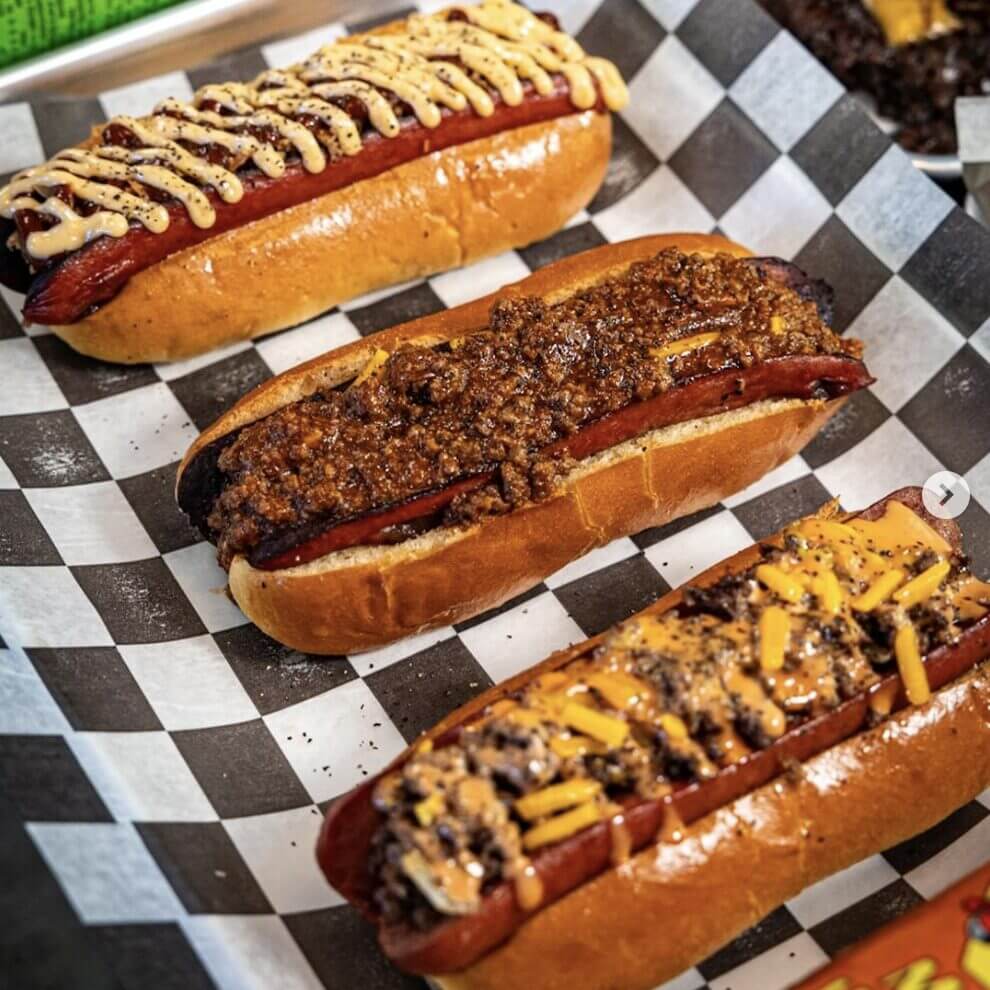 Guest houses with green lawn