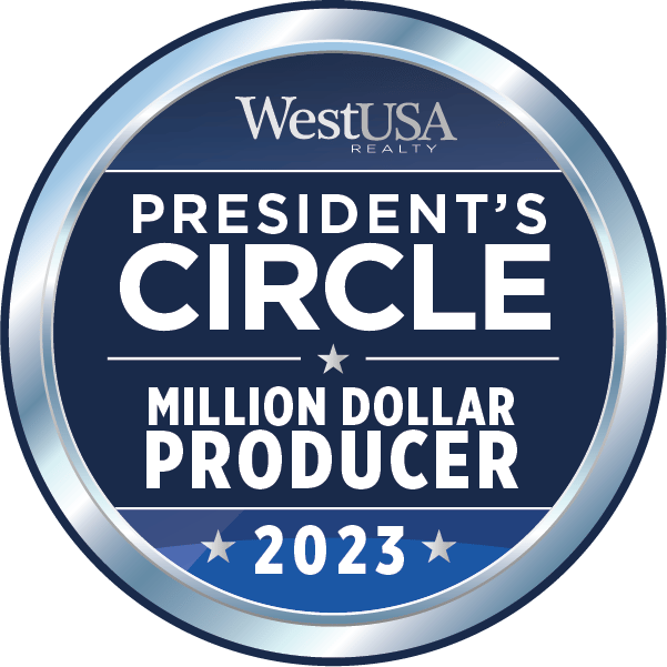 WestUSA Realty President’s Circle Million Dollar Producer 2023