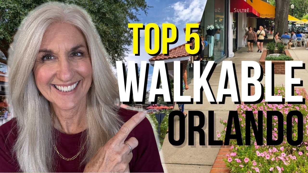 TOP 5 Walkable Areas to Live in Orlando, Fl | For 2026