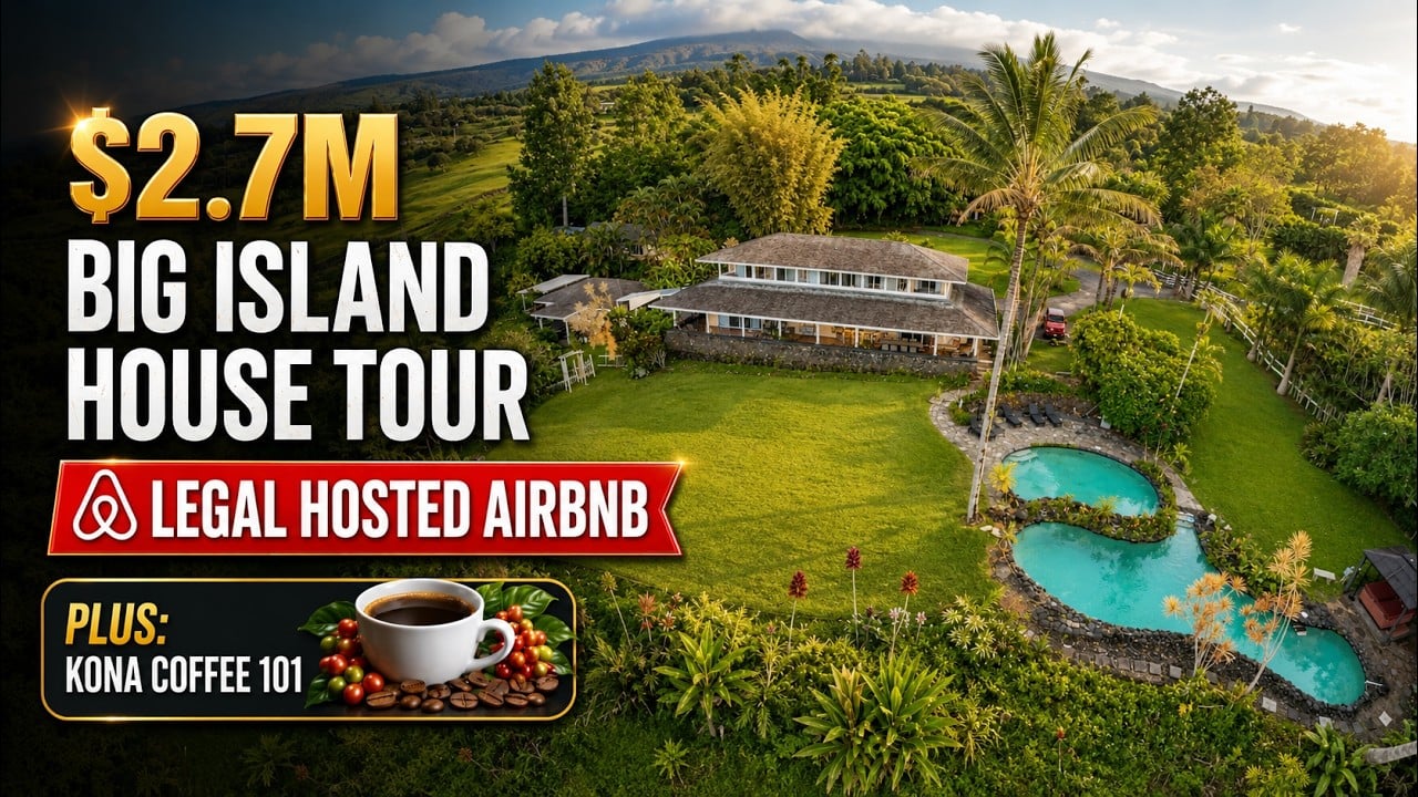 Touring a $2.7M Big Island Home + What Makes Kona Coffee So Special?