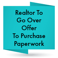 Realtor to go over offer to purchase paperwork