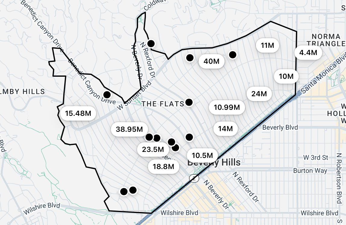Beverly Hills Flats or Just North $20M