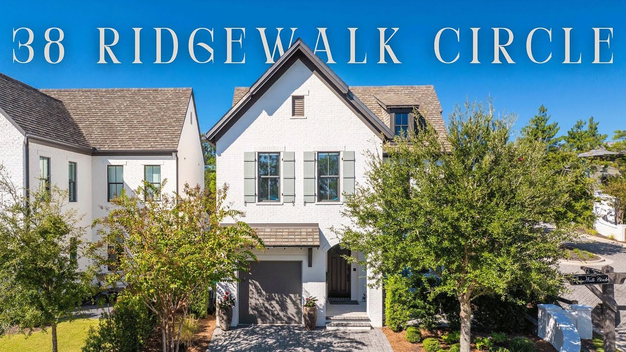 38 RidgeWalk Circle | Luxury Home in Santa Rosa Beach, FL | RidgeWalk on 30A Real Estate Tour