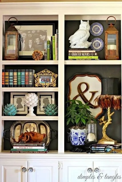 Styling Your Shelves