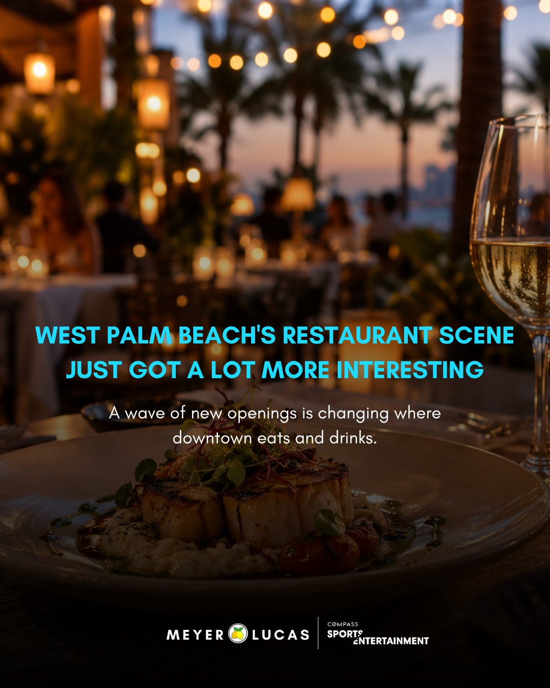 New restaurants in West Palm Beach, Florida. A guide to the latest downtown restaurant openings and where to eat in West Palm Beach.