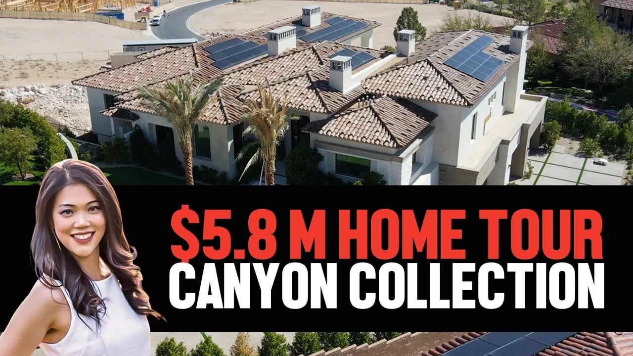 Inside a $5.8M Custom Home by Growth Luxury Home in Southern Highlands Golf Club in Vegas