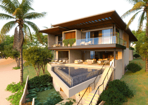 Ocean View Residence #2 at Cantomar Ocean Club | Near the Coast Home Construction Site For Sale in Playa Flamingo