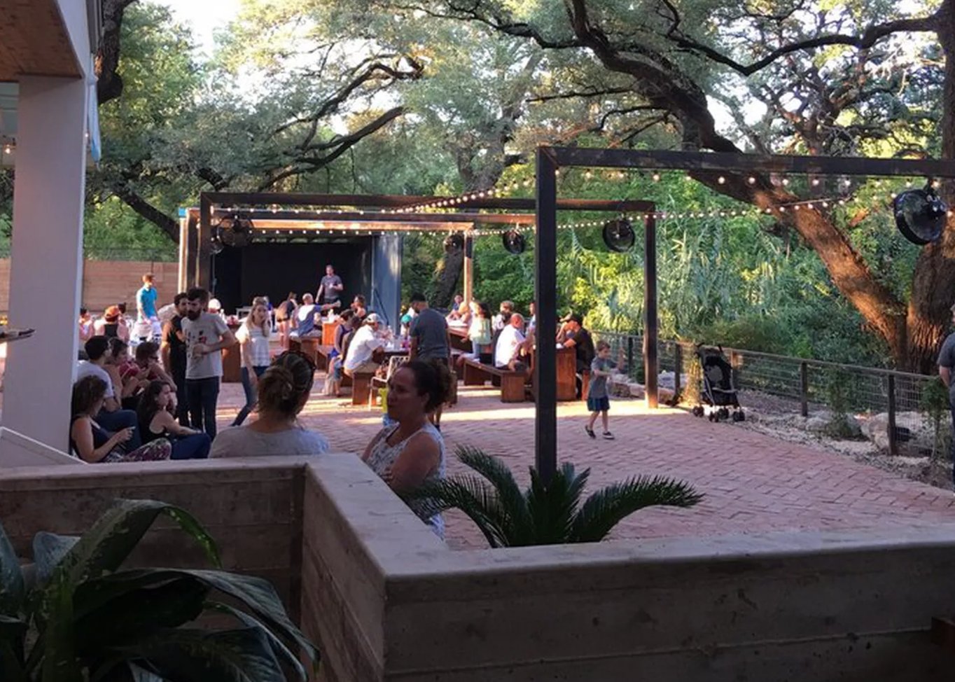 Guest houses with green lawn