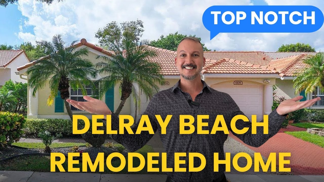 Your Delray Beach 55+ Winner: Updated 3/2, New Kitchen, Shutters, New Roof