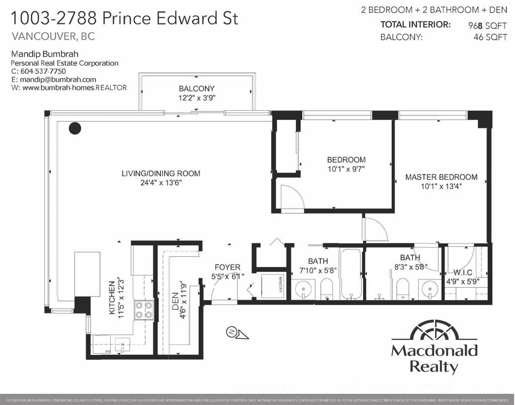 2788 Prince Edward St, #1003