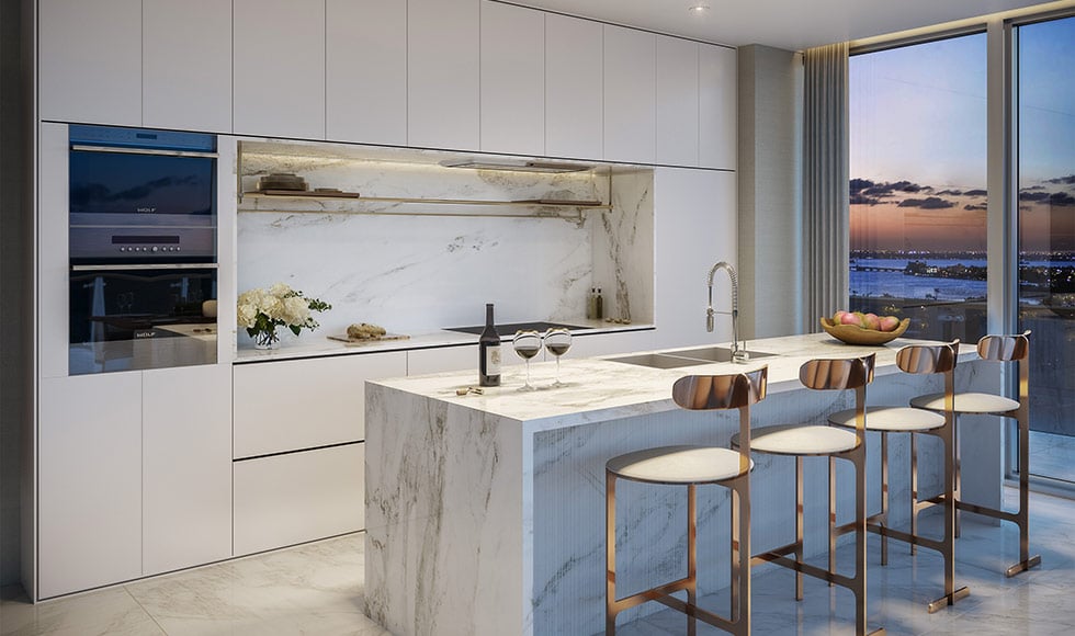 57 ocean Miami  kitchen 