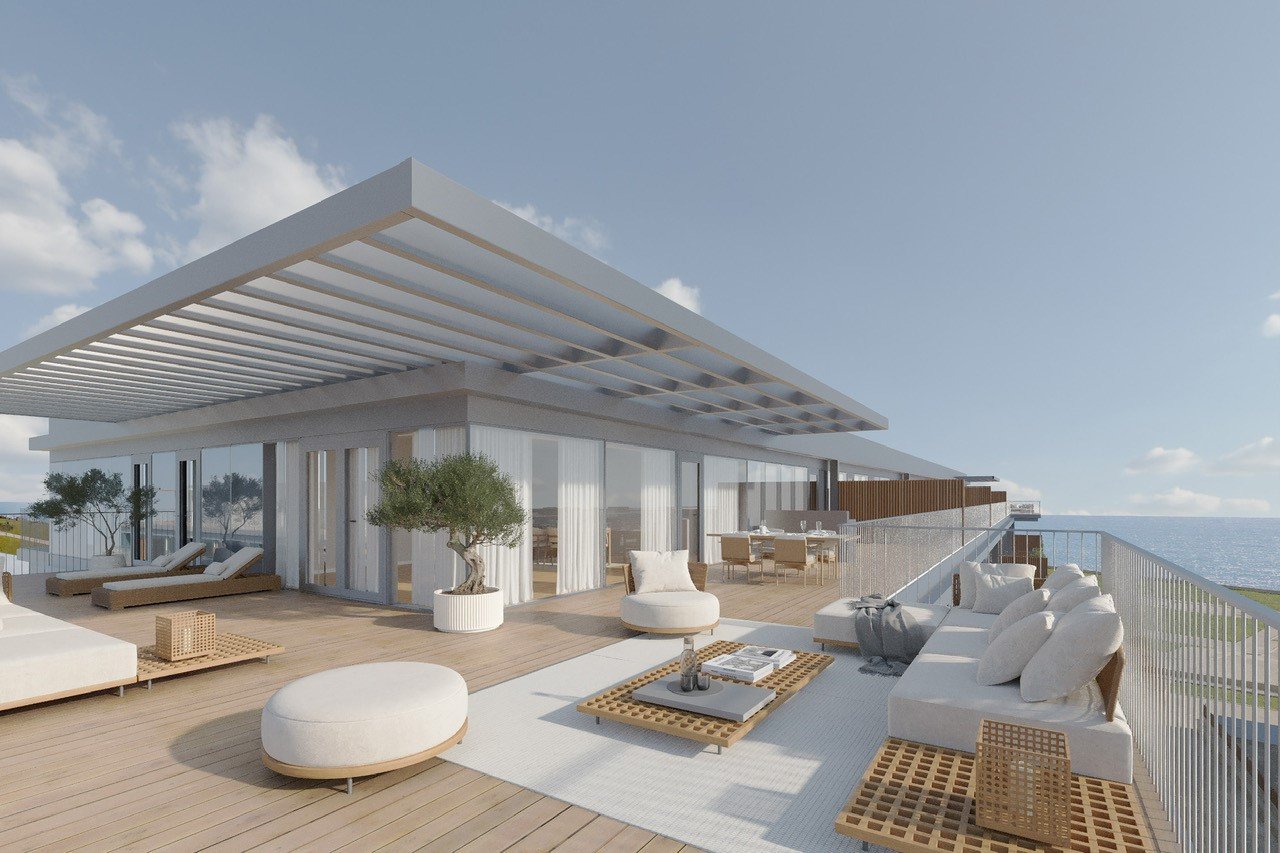 Sophisticated 3-Suite Penthouse with Ocean Views Near Porto