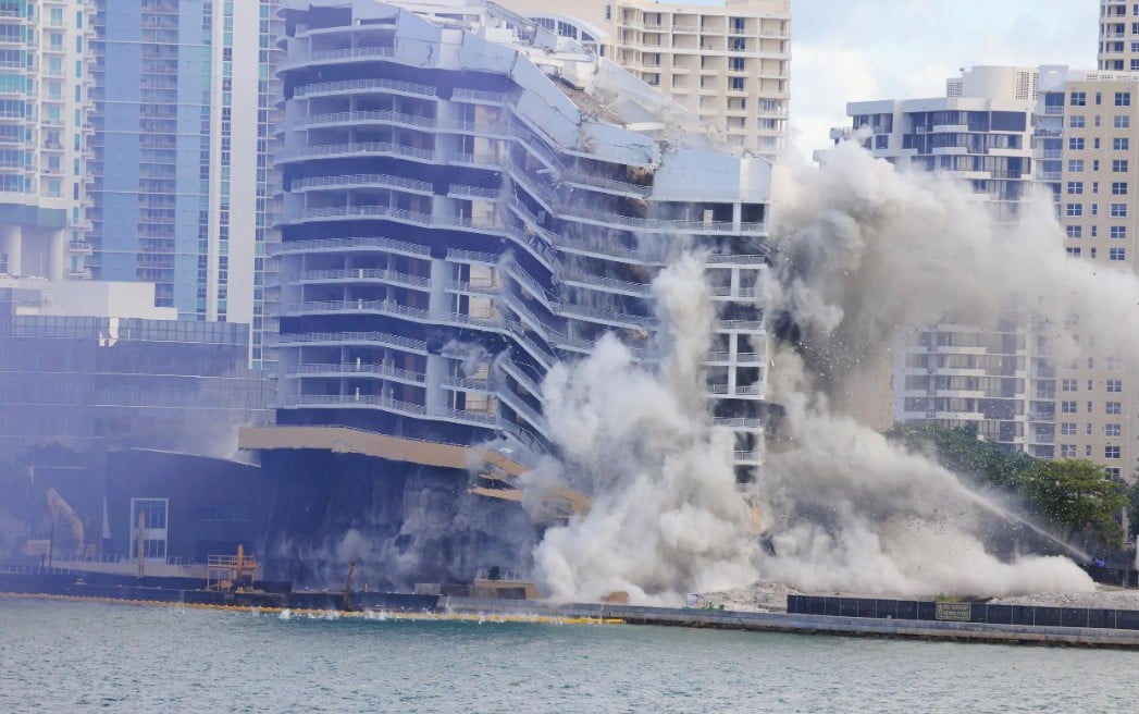 Swire Properties Implodes Mandarin Oriental Hotel on Brickell Key, Paving the Way for Ultra-Luxury Residences"