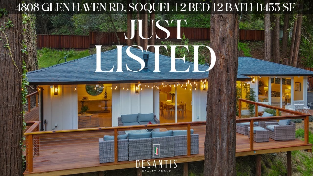 Inside a $1.1M Redwood Forest Retreat With Heated Floors & Skylights