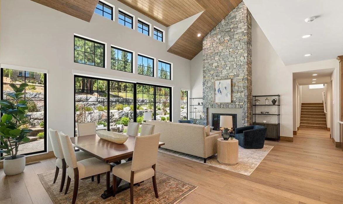 Completed custom home in 89511 with modern design