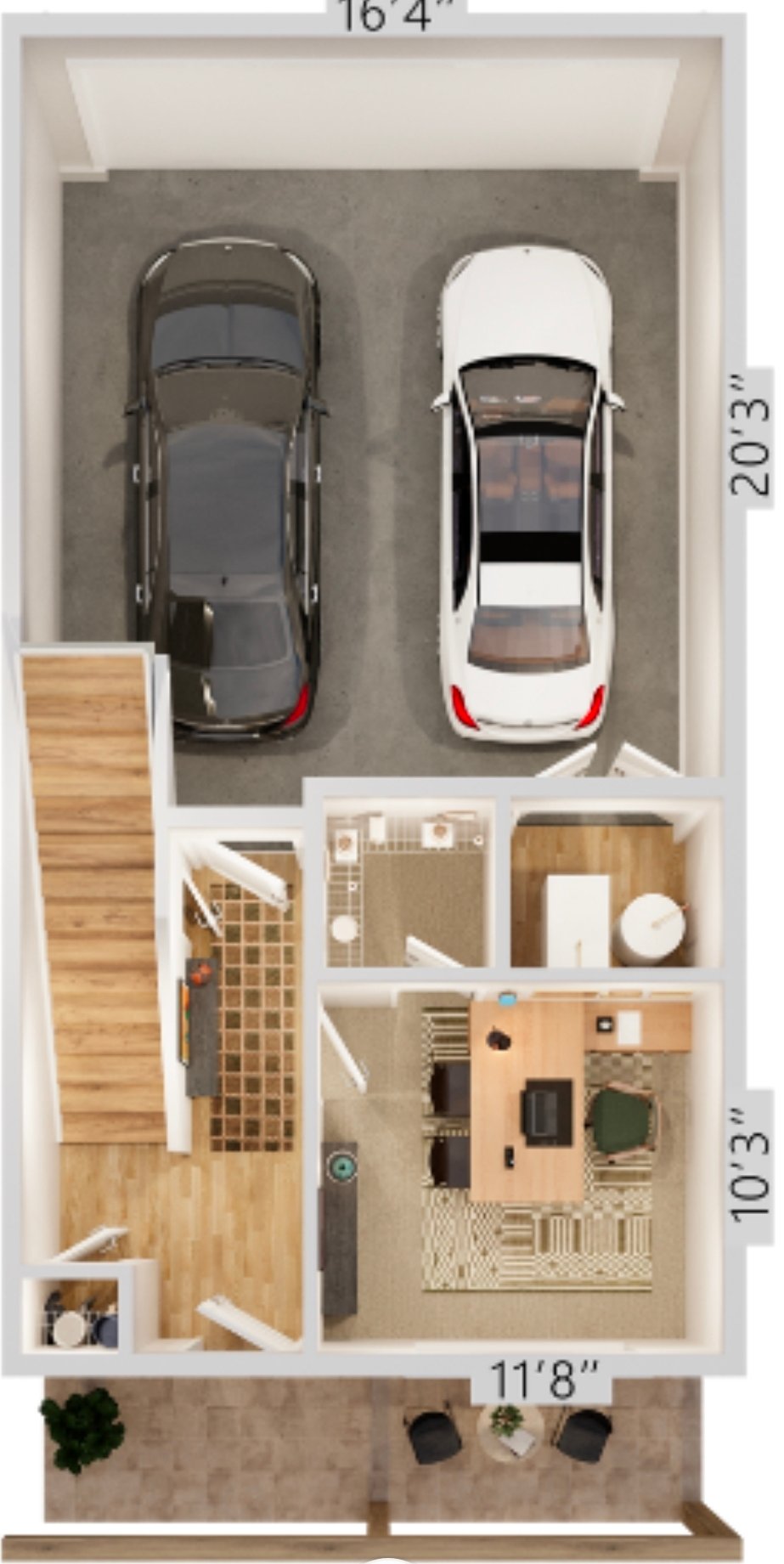 4 Bed 3 Bath with Study 2 Car Garage Townhome Arvada