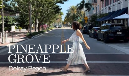 Pineapple Grove in Delray Beach, FL