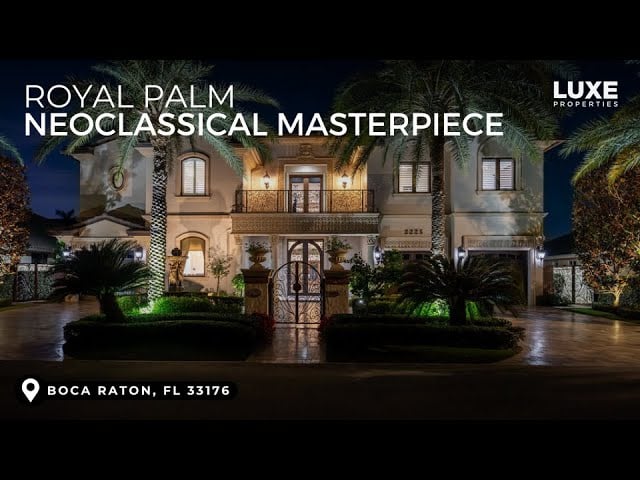 2225 W Silver Palm Rd | Boca Raton, FL 33432 | Prestigious Estate in Royal Palm Yacht & Country Club