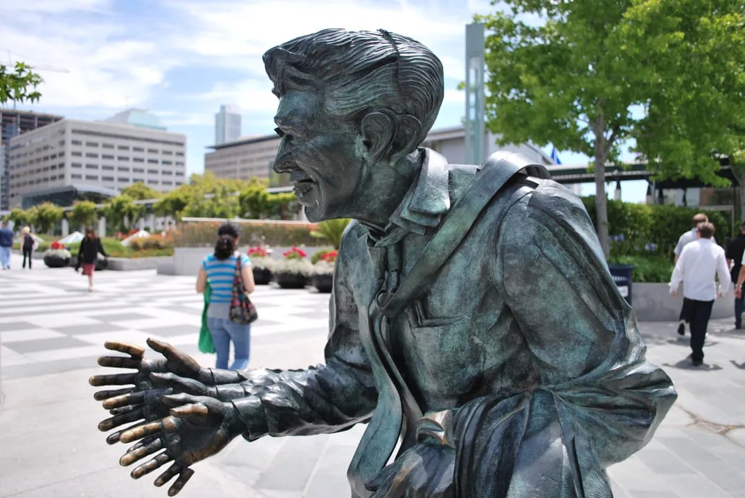 The bronze statue known as 