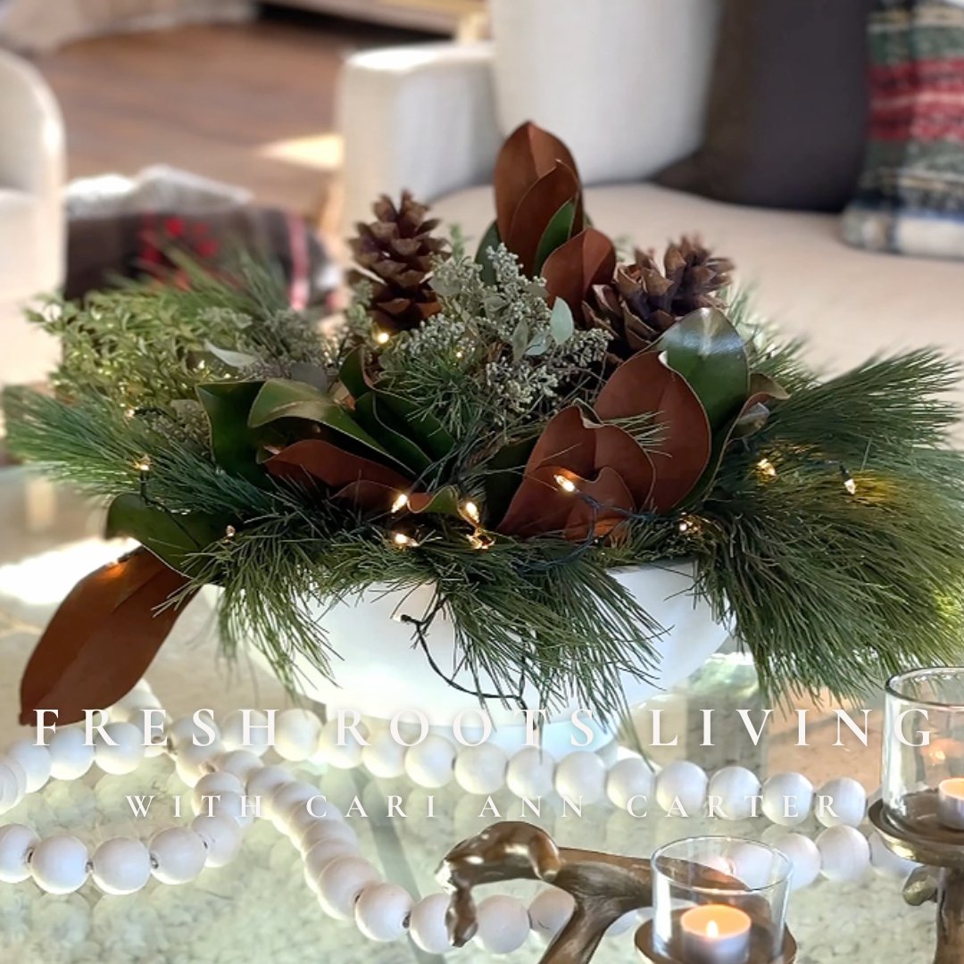 5-Minute Evergreen Centerpiece