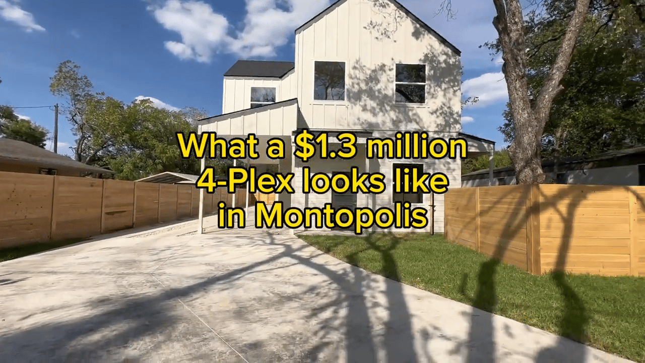 What a BRAND NEW $1.3 Million 4-Plex looks like in Austin, TX