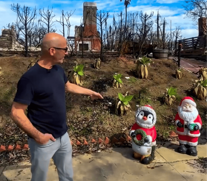 Palisades Fire:  A Moment Frozen in Time