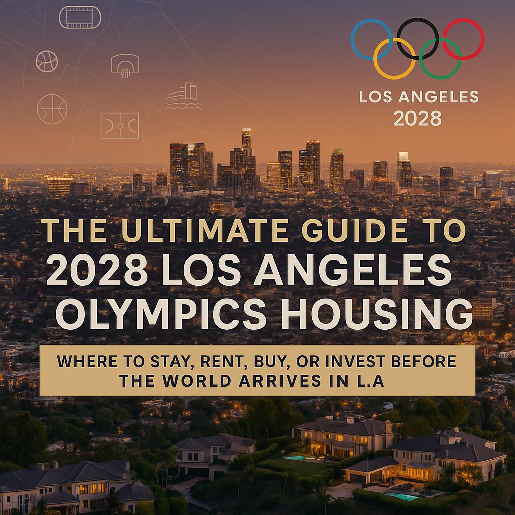 THE ULTIMATE GUIDE TO 2028 LOS ANGELES OLYMPICS HOUSING cover