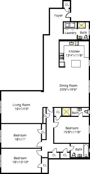 225 Eastern Parkway, #2E