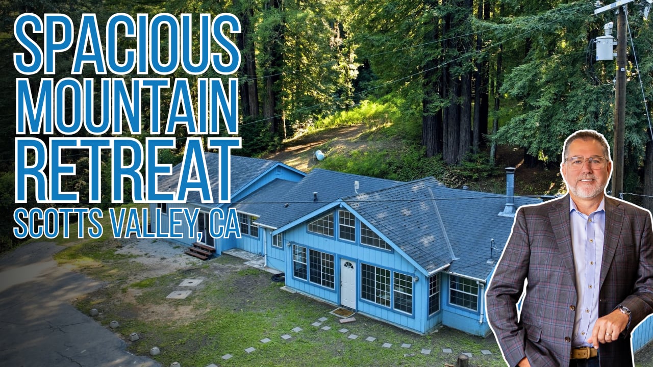 Spacious Mountain Retreat, Rural Scotts Valley, CA Living | 1460 Tucker Rd