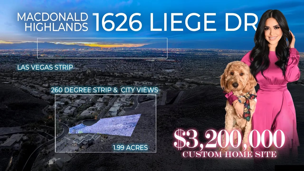 MacDonald Highlands 2 acre vacant lot to build your ultra luxury home 