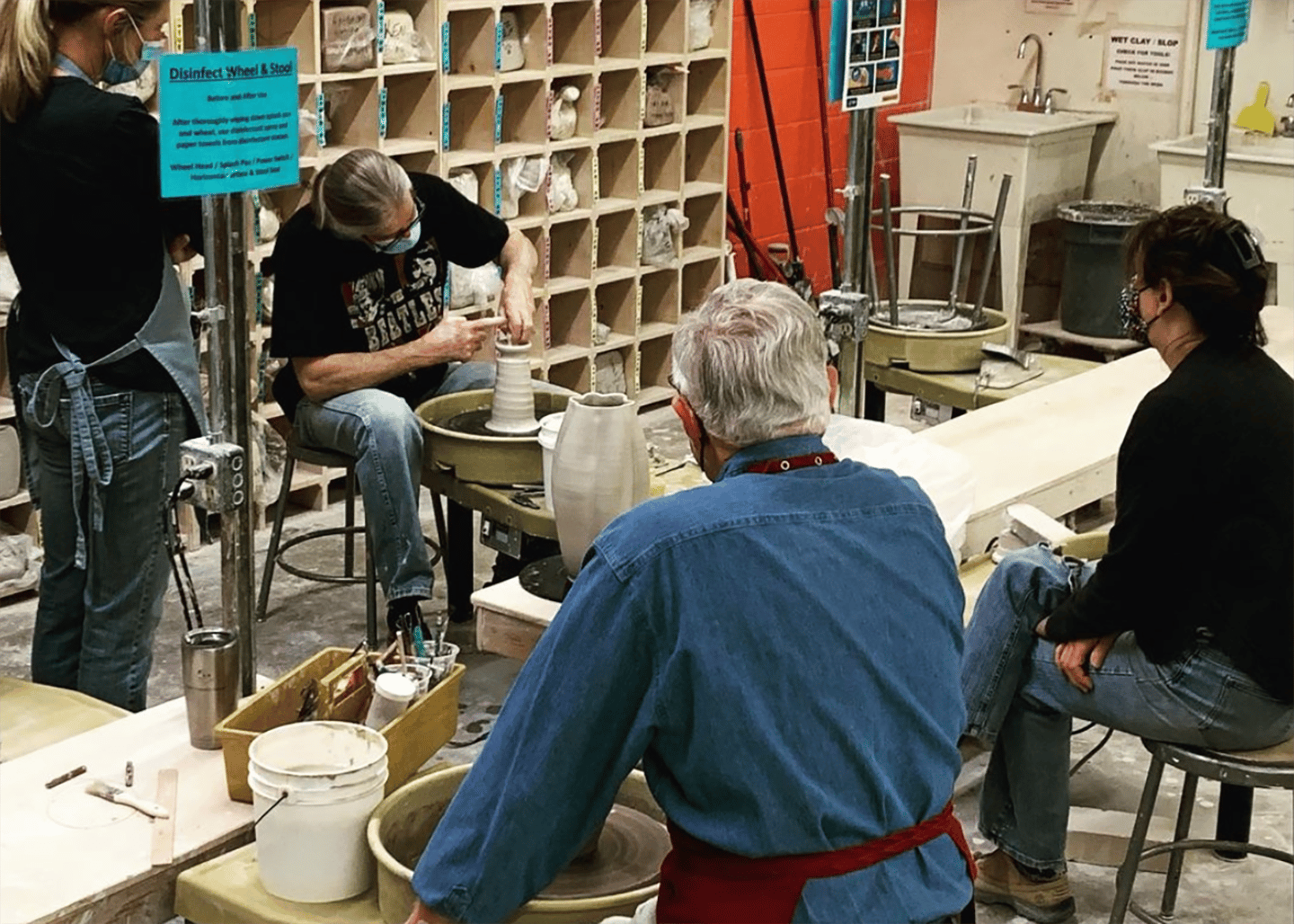 Guest houses with green lawn