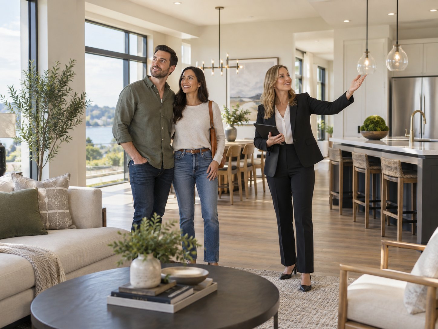 Buyer touring and comparing homes in Queens New York
