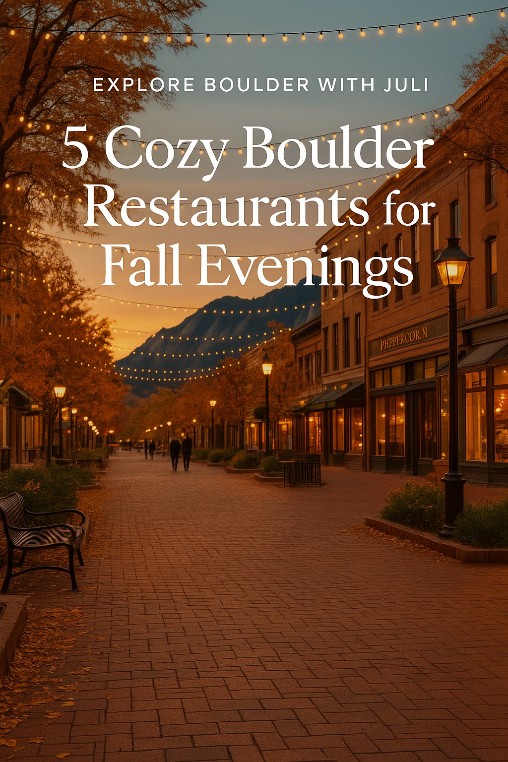5 Cozy Boulder Restaurants for Fall Evenings