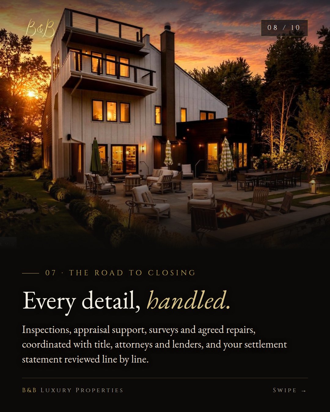 Not Listed. Introduced. The B&B Seller Journey, From First Conversation to Closing Day