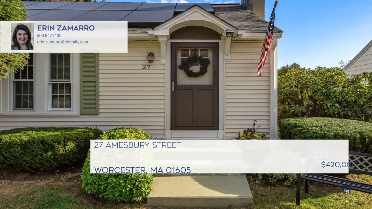 27 Amesbury St, Worcester MA 01605 - 2 Bedroom / 2 Full Bath Ranch Home