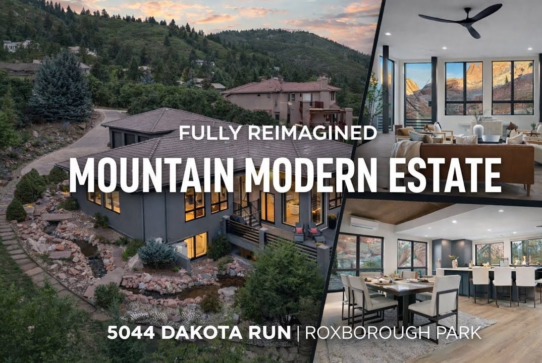 5044 Dakota Run | A Fully Reimagined Mountain Modern Estate in Roxborough Park