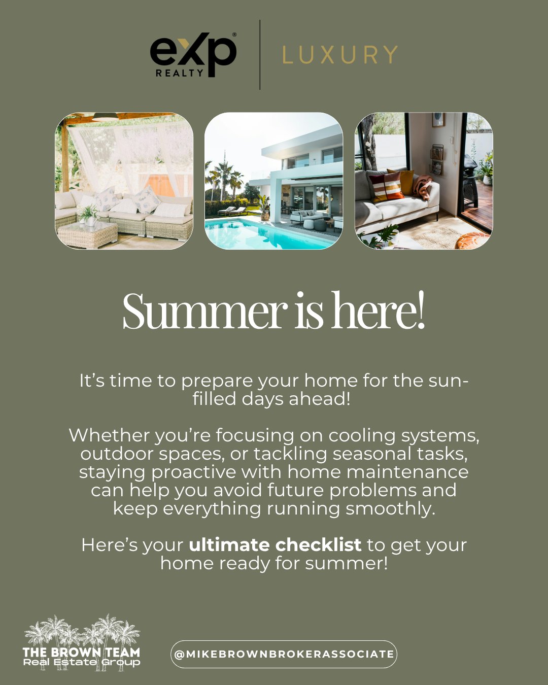 Summer Home Maintenance Checklist