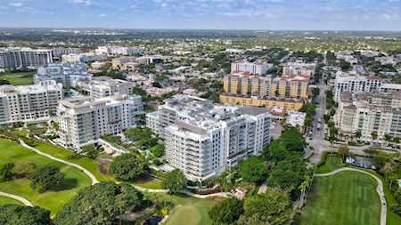Aerial view of East Boca Raton with high-rise residences and landscaped green spaces.