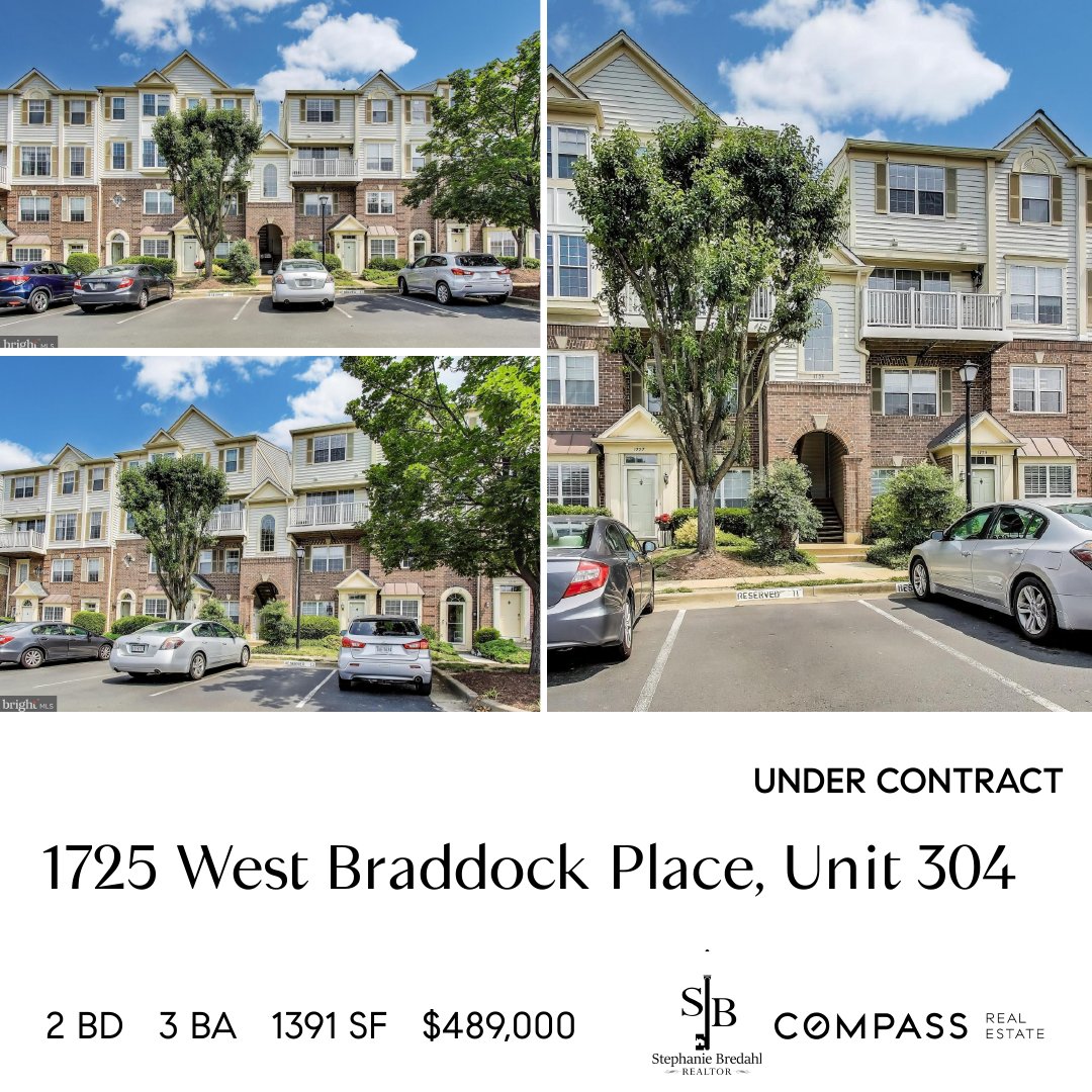 UNDER CONTRACT: 1725 West Braddock Place, Unit 304, Alexandria, VA 22032