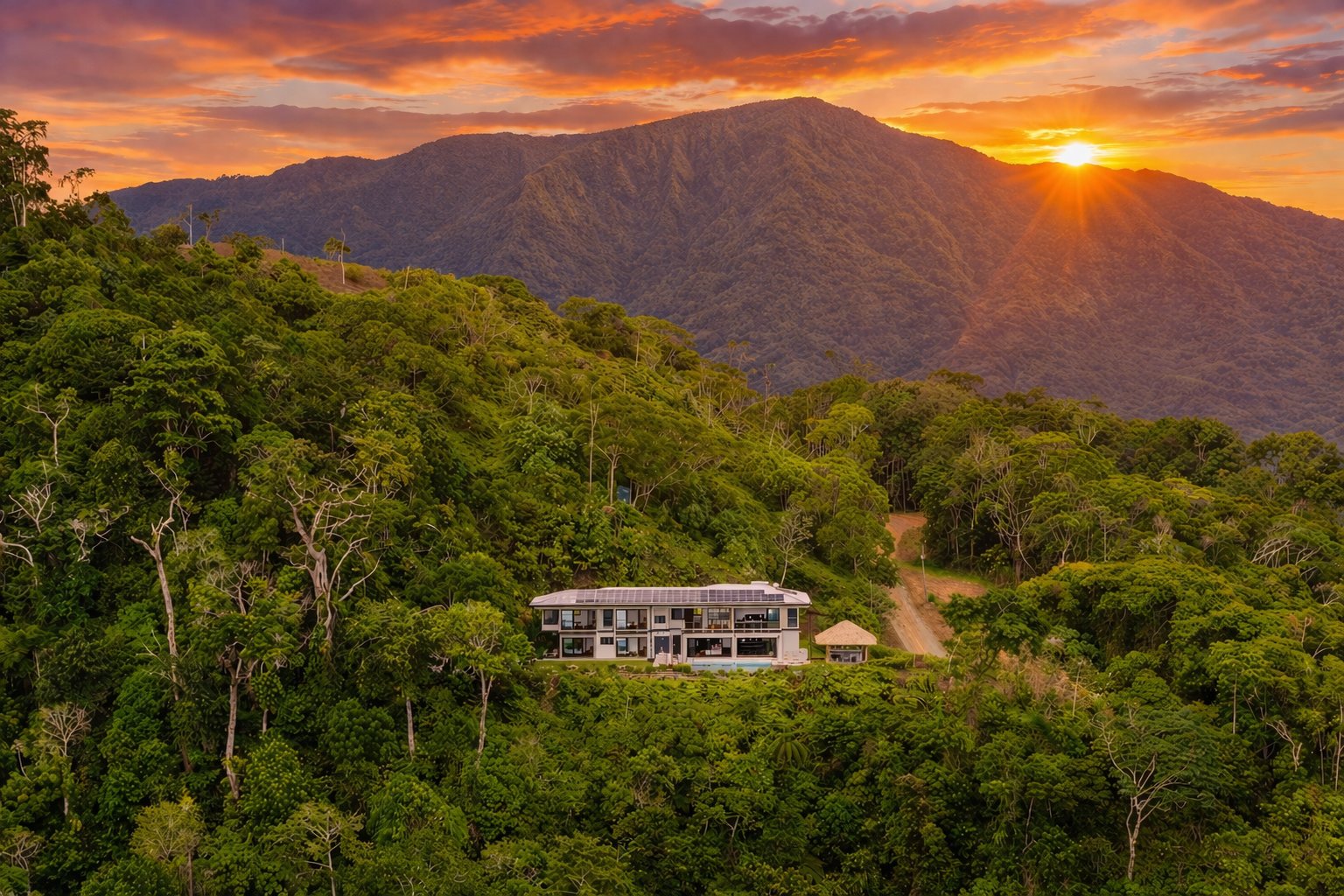 Luxury 5-Bedroom Ocean View Estate I Elevated Living Above Dominical