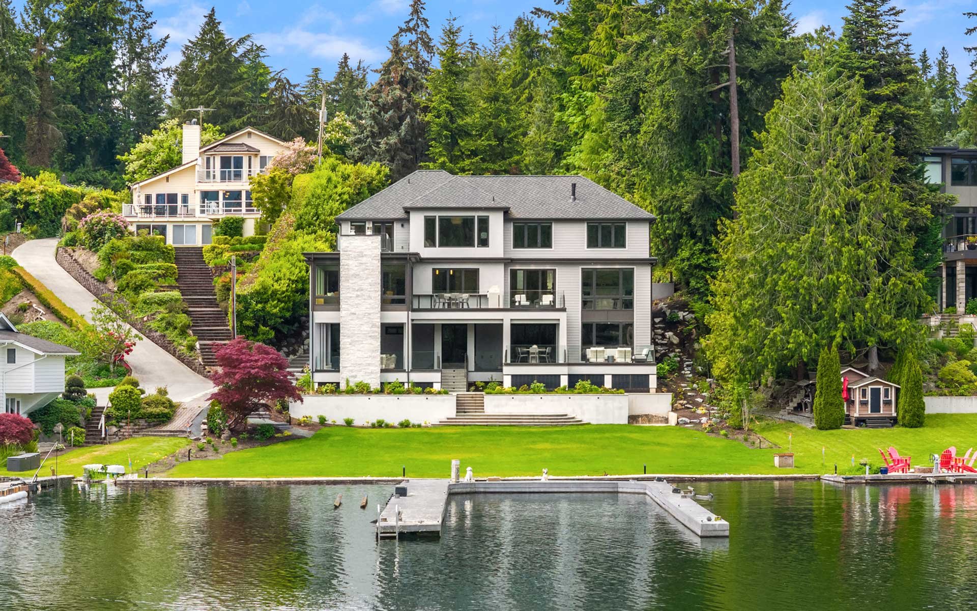 Gated Medina Waterfront Estate by Saad Custom Homes