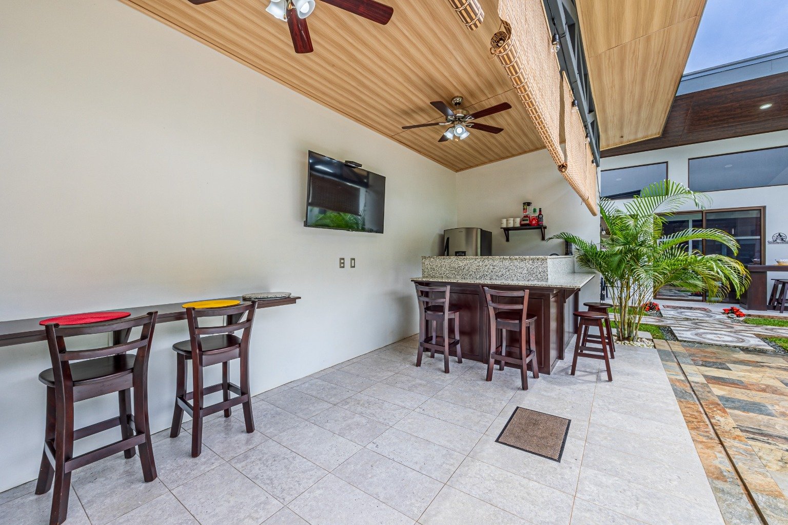 Incredible turnkey investment opportunity, 3 Rental villas, and a 2 Bedroom Home with a large pool.