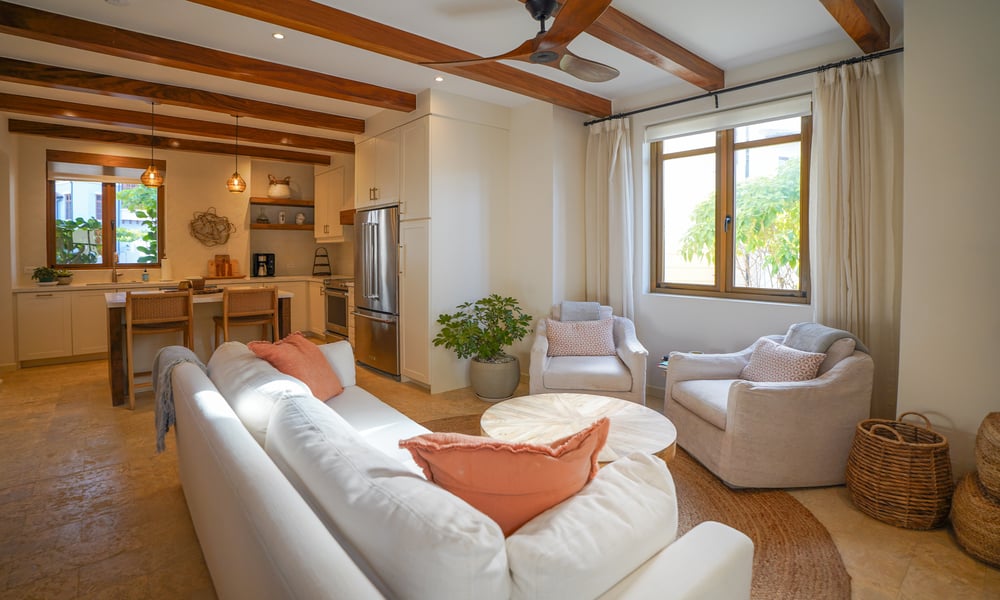 104 Plaza Pienza | Stylish 2BR Residence with Bunk Nook in Las Catalinas