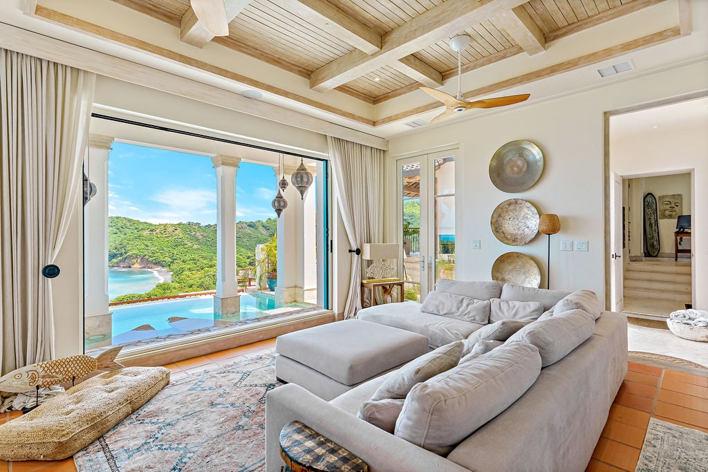 Villa Santorini | Four-level Oceanview Estate Nestled in the Hillside of Las Catalinas—Costa Rica’s Premier Car-free Beach Town.