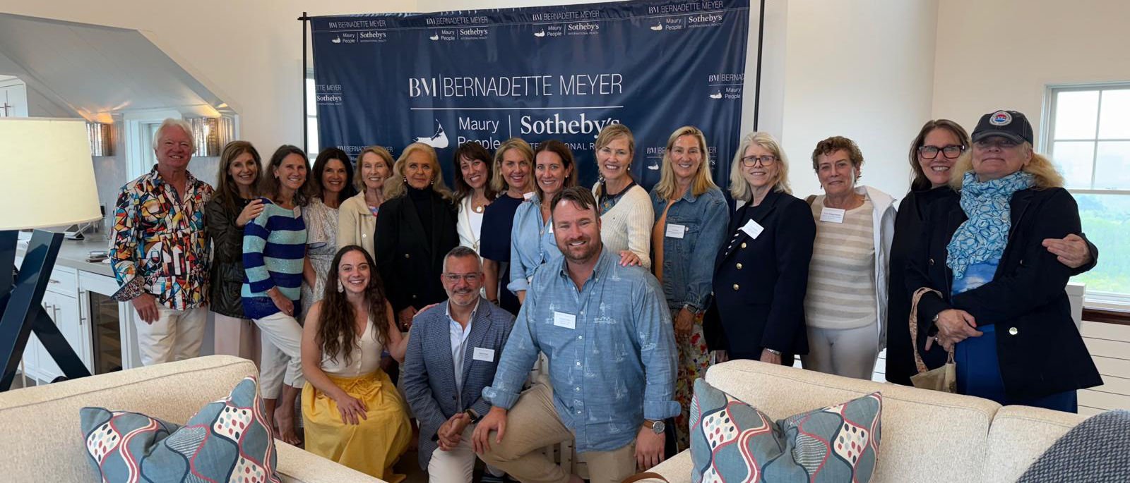 Sotheby's Agents Group Photo at 2 Marion Avenue Nantucket