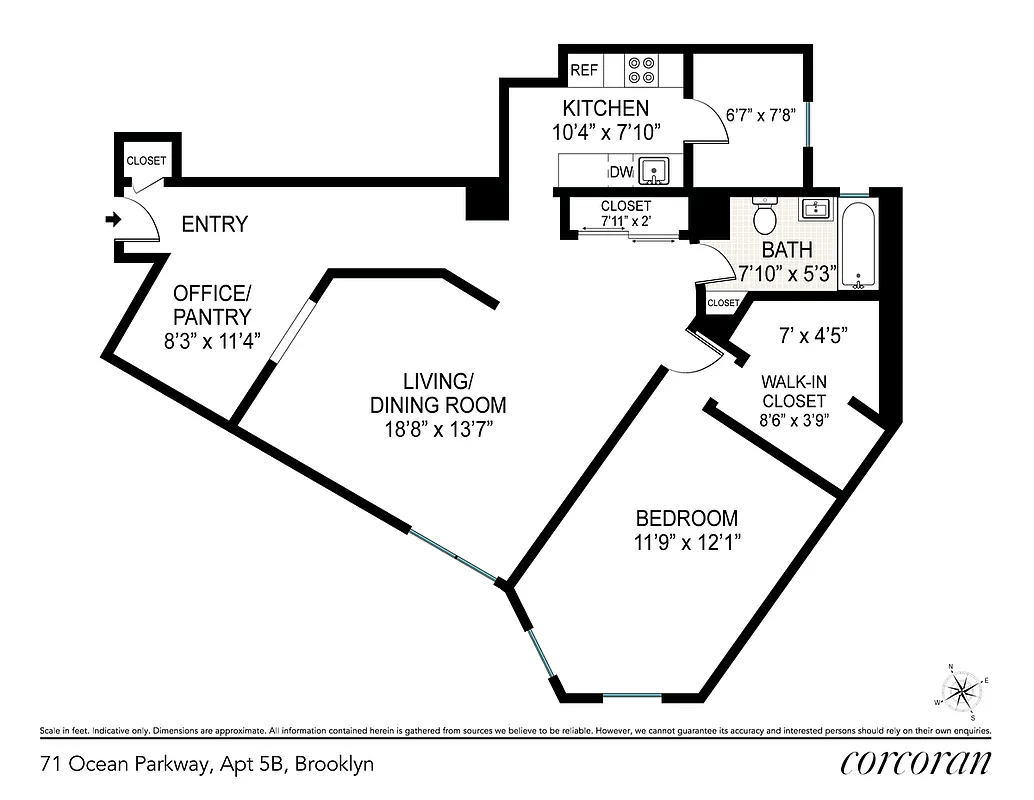 71 Ocean Parkway #5B