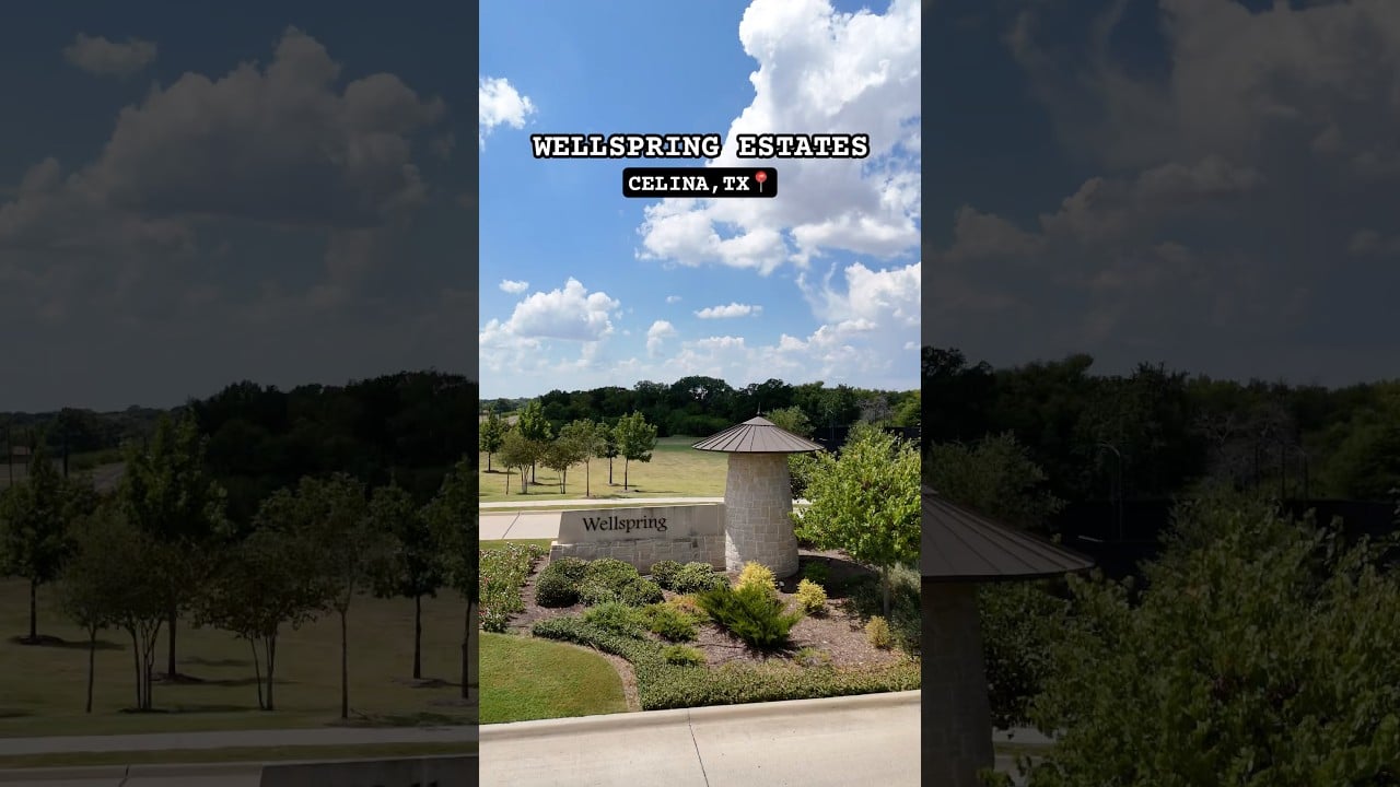 Neighborhood Tour | Wellspring Estates | Homes for Sale Celina Tx